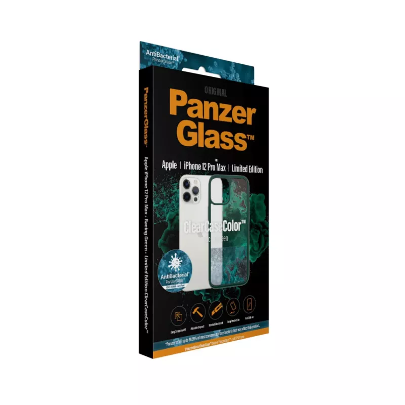 PanzerGlass ® ClearCaseColor™ iPhone 12 Pro Max - Racing roheline Limited Edition