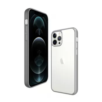 PanzerGlass® ClearCaseColor™ iPhone 12 Pro Max - Satin Silver Limited Edition