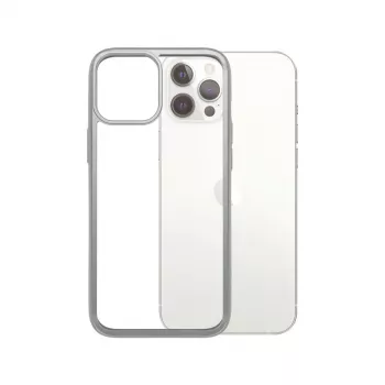 PanzerGlass® ClearCaseColor™ iPhone 12 Pro Max - Satin Silver Limited Edition