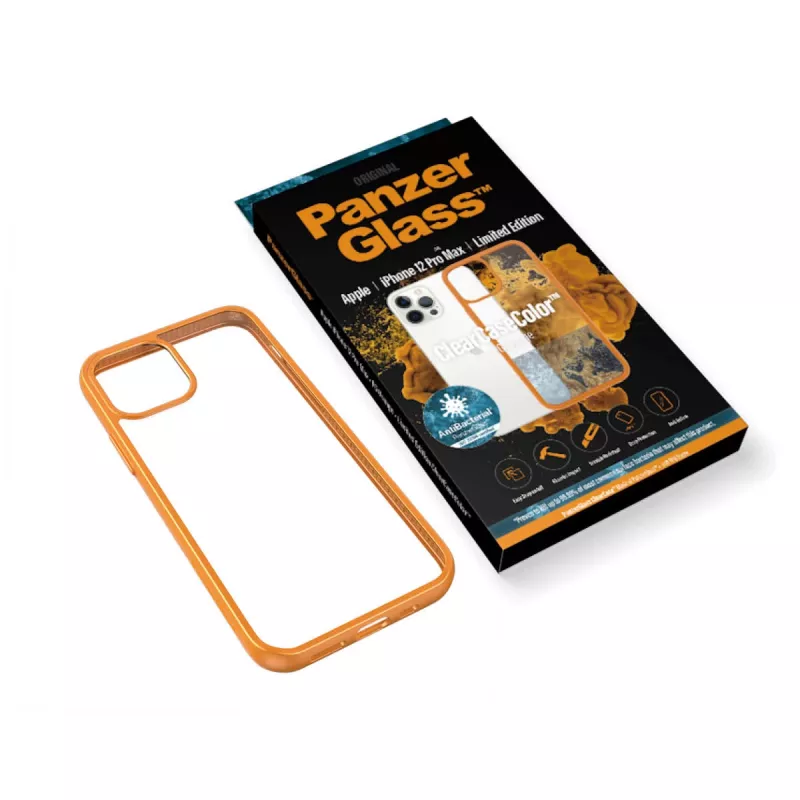 PanzerGlass ® ClearCaseColor™ iPhone 12 Pro Max - ® oranž Limited Edition