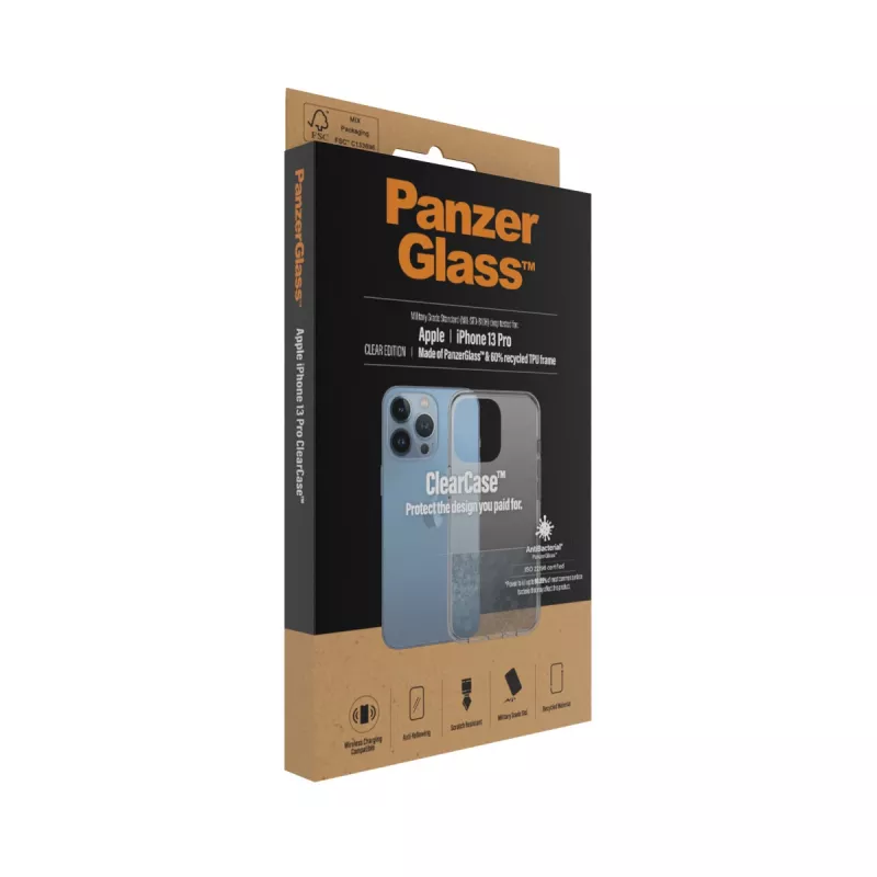 PanzerGlass® ClearCase iPhone 13 Pro, kate, Apple, Apple - iPhone 13 Pro, läbipaistev