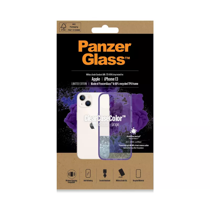 PanzerGlass ® ClearCaseColor™ iPhone 13 - Grape