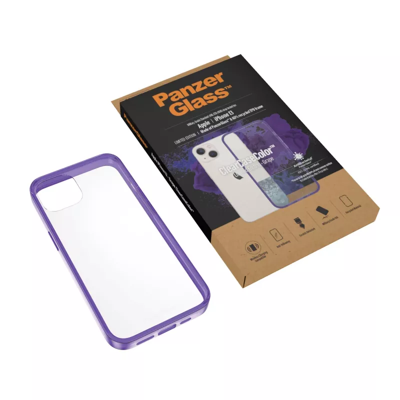PanzerGlass ® ClearCaseColor™ iPhone 13 - Grape