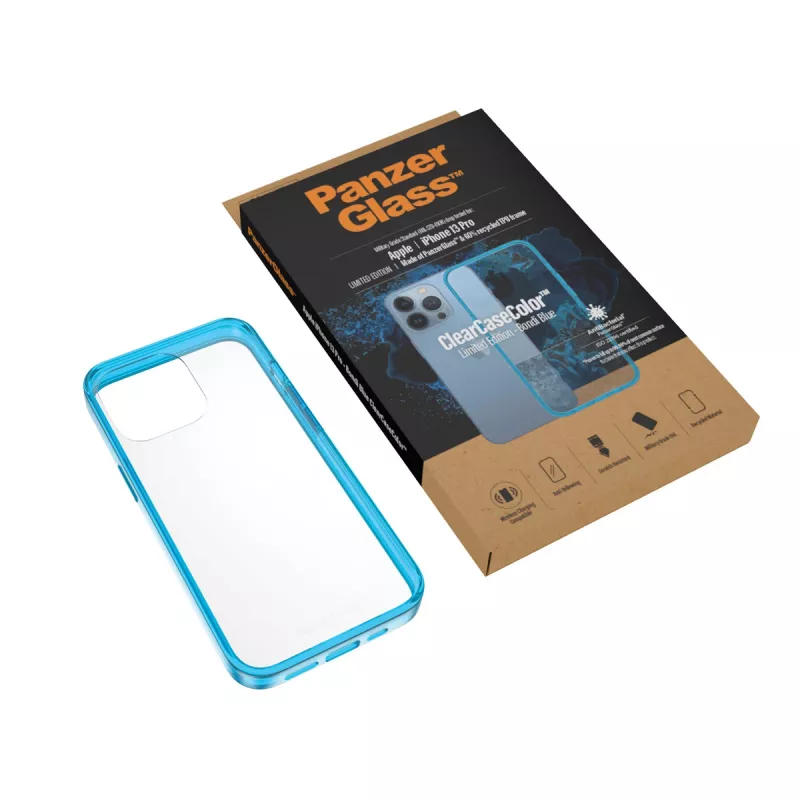 kate PanzerGlass ClearCaseColor iPhone 13 Pro Bondie Blue