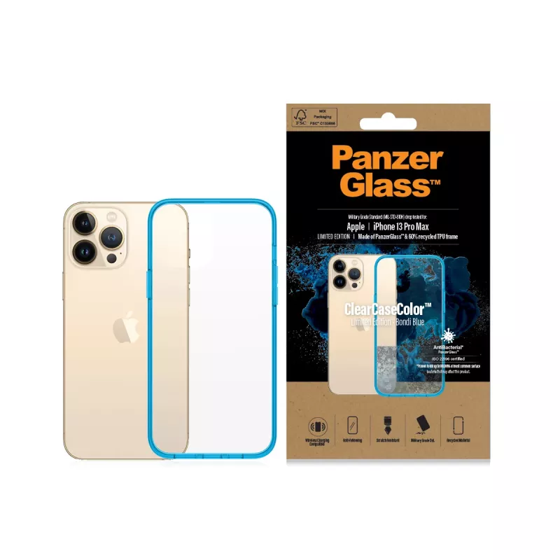 ClearCaseColor™ PanzerGlass Apple iPhone 13 Pro Max Bondie Blue