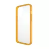 Läbipaistev ClearCaseColor kate PanzerGlass iPhone 13 Pro Max 6.7 tolli — PET ja karastatud klaas, oranž