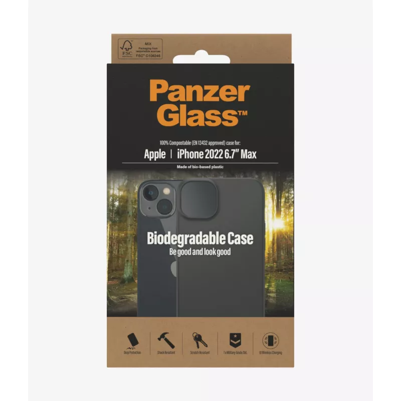 PanzerGlass Biodegradable mobiilikott 17 cm (6.7 tolli)