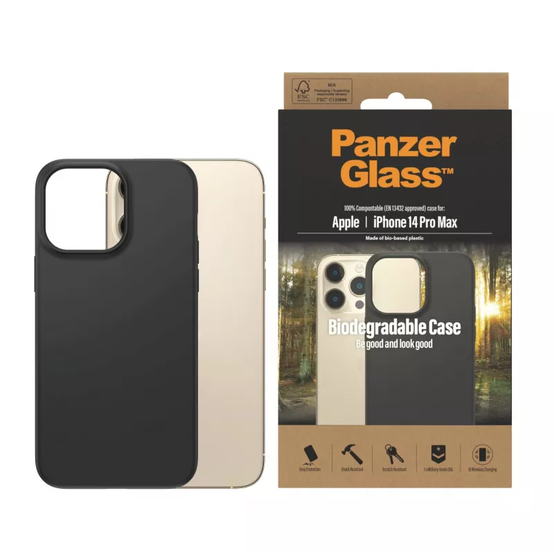 PanzerGlass ® Biolagunev ümbris Apple iPhone 14 Pro Max | Must