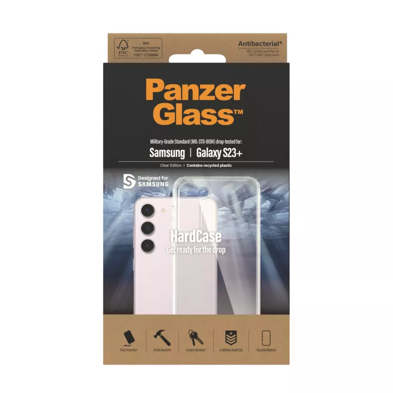 PanzerGlass ® HardCase Läbipaistev Samsung Galaxy S23+