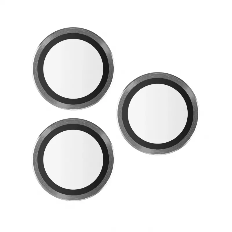 PanzerGlass Hoops kaamera objektiivi kaitse iPhone 13 Pro 13 Pro Max must kriimustuskindel