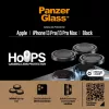 PanzerGlass Hoops kaamera objektiivi kaitse iPhone 13 Pro 13 Pro Max must kriimustuskindel