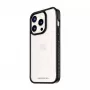 PanzerGlass ® ClearCase läbipaistev musta raami ja D3O®-ga iPhone 15 Pro