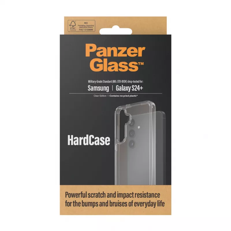 PanzerGlass ® HardCase Läbipaistev Samsung Galaxy S24+, Kaitseümbris, Samsung, Samsung - Galaxy S24 Plus, Läbipaistev