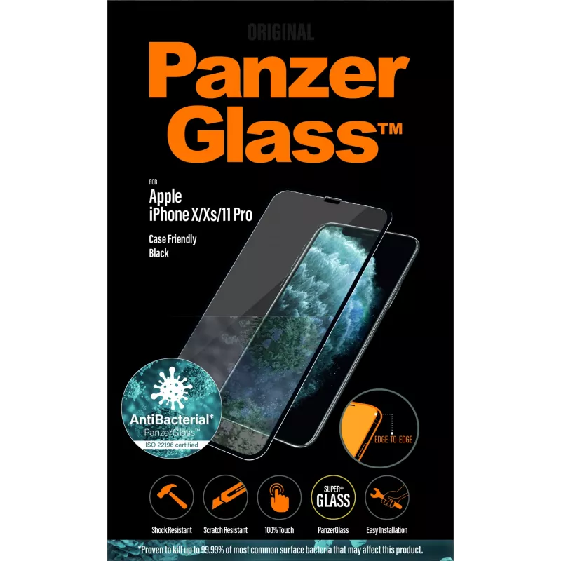 PanzerGlass® ekraanikaitse iPhone 11 Pro | Xs | X | servast servani