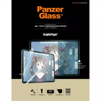 PanzerGlass ® GraphicPaper® ekraanikaitse iPad Pro 11″ (2018, 2020-2022, 2024) | iPad Air 10,9'' (2020, 2022)