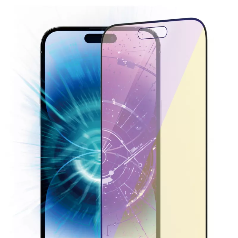 PanzerGlass ® sinise valguse vastane ekraanikaitse iPhone 14 Pro Max | Ultra-Wide Fit koos EasyAligneriga