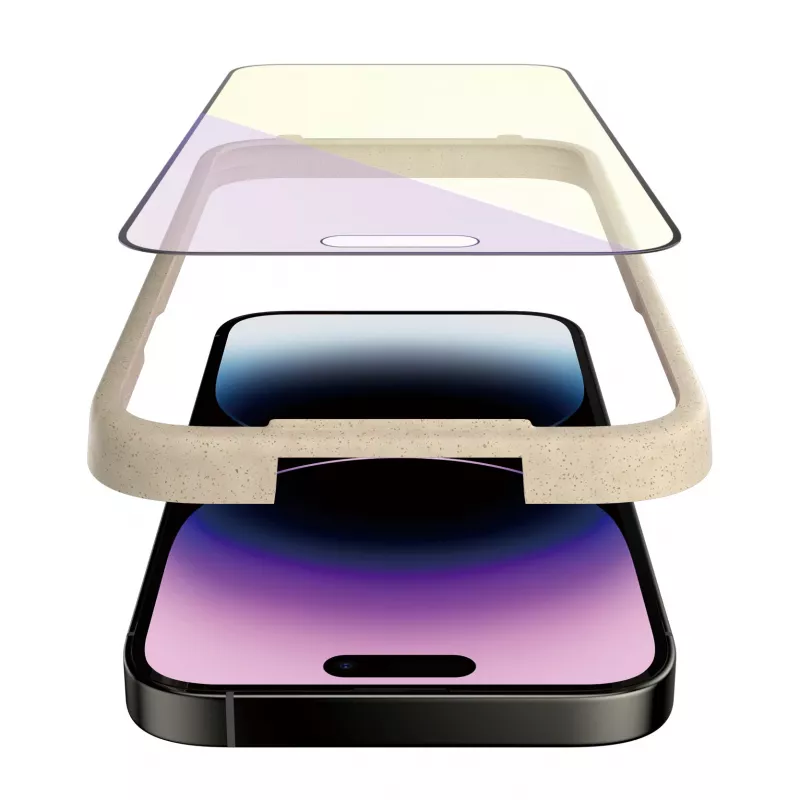 PanzerGlass ® sinise valguse vastane ekraanikaitse iPhone 14 Pro Max | Ultra-Wide Fit koos EasyAligneriga