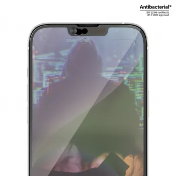 Läbipaistev ekraanikaitse PanzerGlass CamSlider Apple iPhone 14 Plus / 13 Pro Max jaoks, 6,68-tolline karastatud klaas, PET, antibakteriaalne