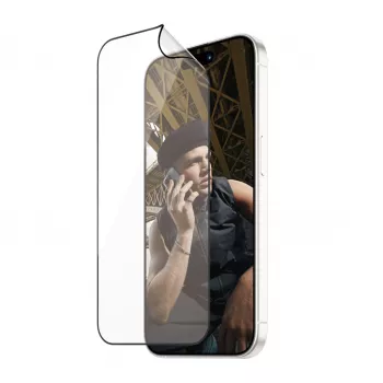 PanzerGlass ® ECO MATRIX ekraanikaitse D3O®-ga iPhone 15 Pro | ülilai sobivus paigalduskomplektiga
