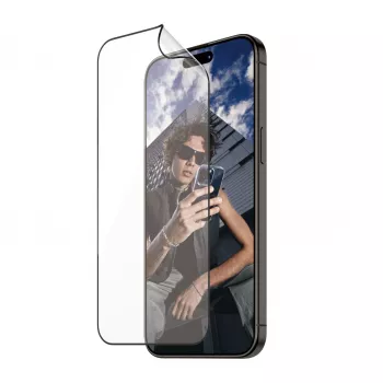 PanzerGlass ® ECO MATRIX ekraanikaitse koos D3O®-ga iPhone 15 Pro Max | Ultra-Wide Fit koos AlignerKitiga