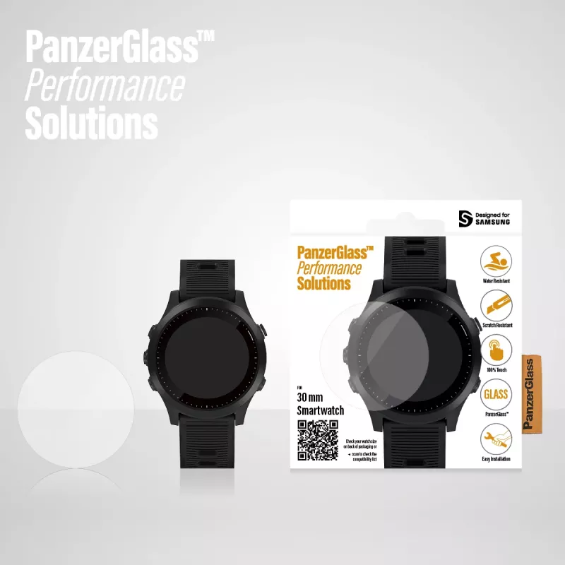PanzerGlass ® SmartWatch 30mm | Ekraanikaitseklaas