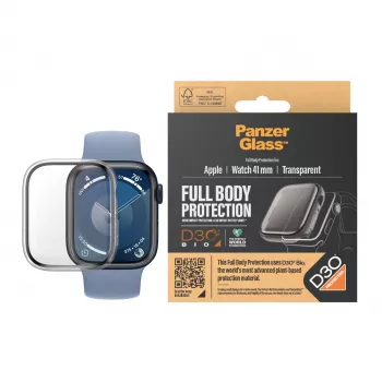 PanzerGlass ekraanikaitse täiskere Apple Watch Series 9 41 mm läbipaistev