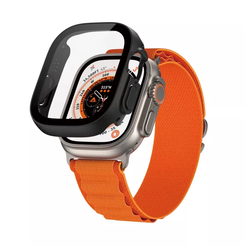 PanzerGlass ® ekraanikaitse Full Body koos D3O® Apple Watch Ultra | 49mm | Must
