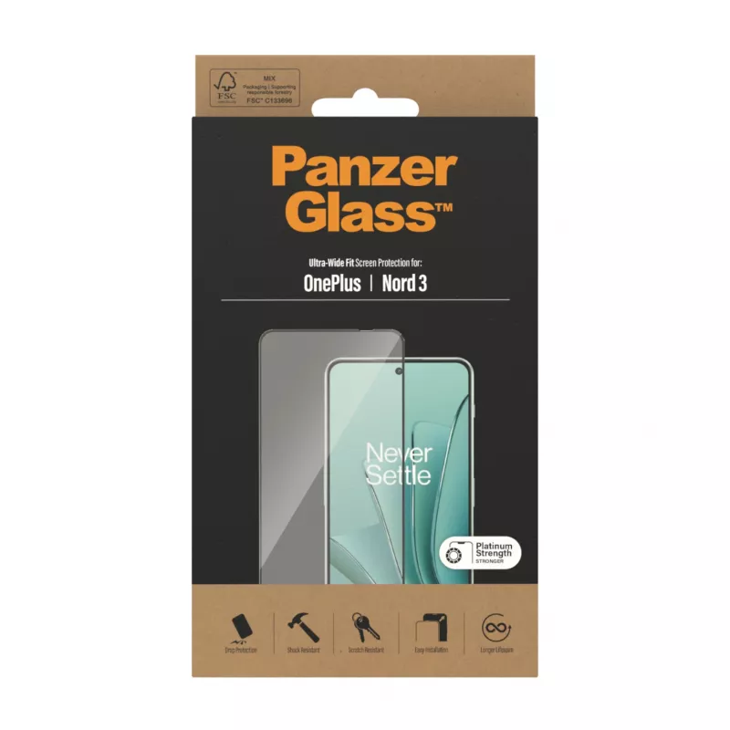PanzerGlass® ekraanikaitse OnePlus Nord 3 5G | ülilaia paigaldusega