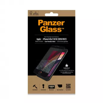 PanzerGlass ® privaatsusekraani kaitse iPhone SE (2020/2022) | 8 | 7 | 6 | 6s | servast-servani