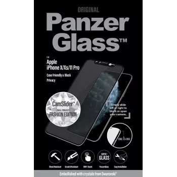 PanzerGlass® privaatsusekraanikaitse iPhone 11 Pro | Kaunistatud Swarovski® kristallidega | Servast-servani