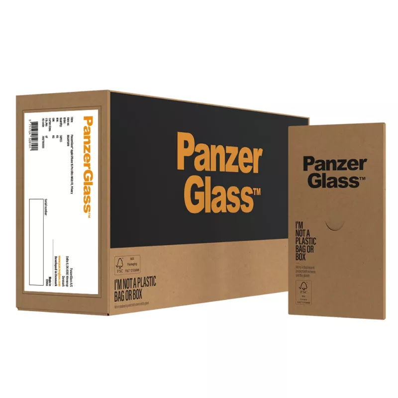 PanzerGlass® privaatsusekraani kaitse iPhone 15 Pro-le | Ultra-Wide Fit koos EasyAligneriga | Hulgipakend