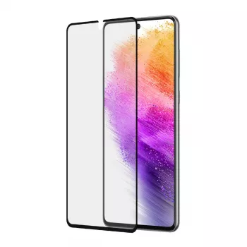 Ekraanikaitse PanzerGlass SAFE Samsung Galaxy A73 5G-le — karastatud klaas, kriimustus- ja põrutuskindel, kuivpaigaldus, läbipaistev