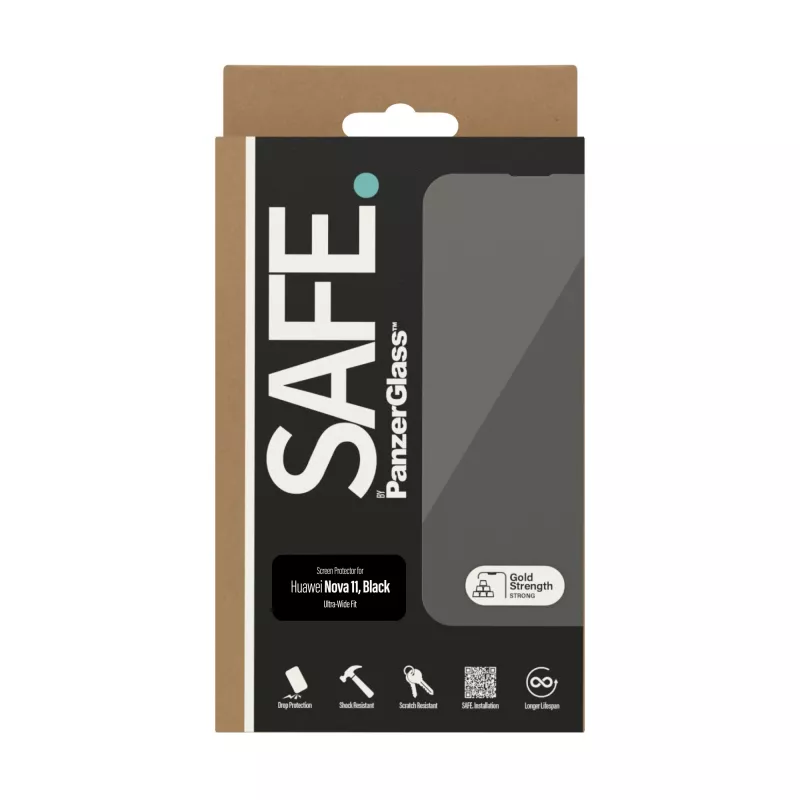 PanzerGlass SAFE. by ® Ekraanikaitse HUAWEI Nova 11 | Ultra-Wide Fit