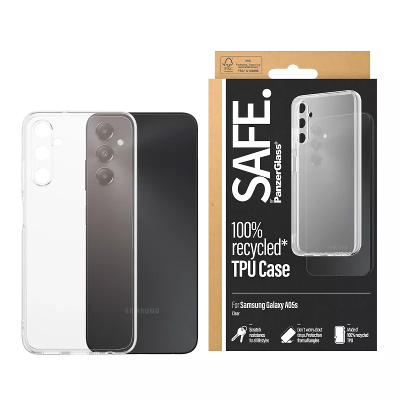 PanzerGlass SAFE. by ® TPU ümbris läbipaistev Samsung Galaxy A05s