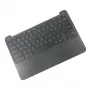 Sülearvuti korpuse põhi Nordilise klaviatuuriga HP 917442-DH1 HP Chromebook 11 G5 jaoks, must