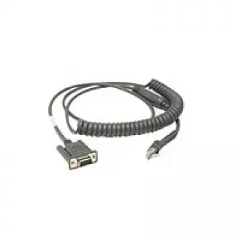 Zebra CBA-R46-C09ZBR jadakaabel must 2,8 m RS232 DB9
