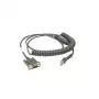 Zebra CBA-R46-C09ZBR jadakaabel must 2,8 m RS232 DB9