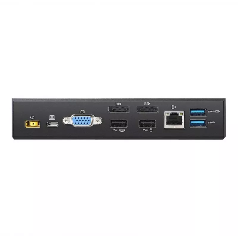 Taastatud Lenovo ThinkPad USB-C dokk 40A9, klass A, 365 mm, 256,8 mm, 19,1 mm, 2 kg