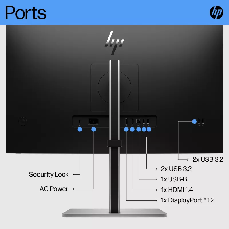 Monitor HP E27 G5 27-tolline Full HD LCD 1920 x 1080