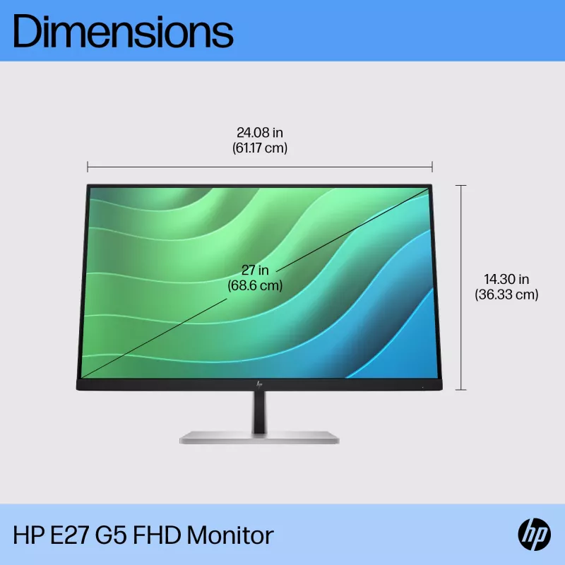 Monitor HP E27 G5 27-tolline Full HD LCD 1920 x 1080