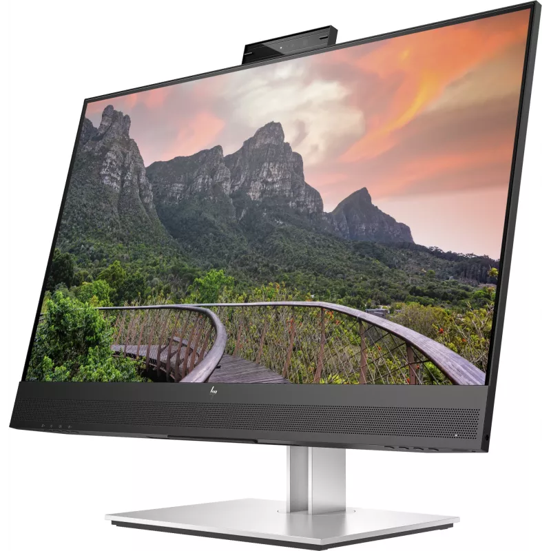 HP E27m G4 QHD USB-C konverentsimonitor, 68,6 cm (27 tolli), 2560 x 1440 pikslit, Quad HD, LCD, 5 ms, must, hõbedane