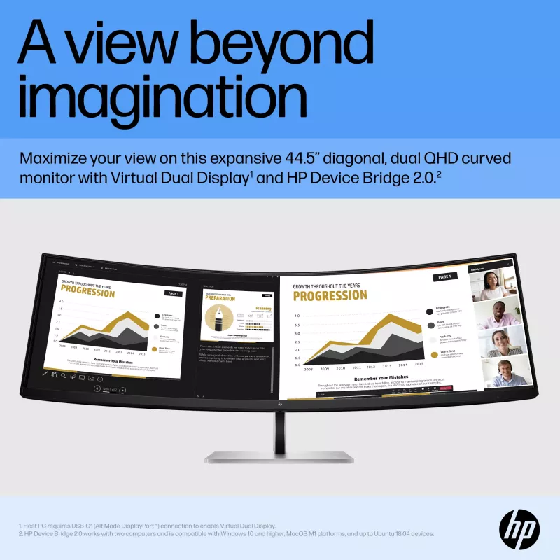 Monitor HP E45c G5 44,5-tolline Dual QHD LCD 5120 x 1440