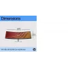 Monitor HP E45c G5 45-tolline kumer ekraan LCD DQHD resolutsioon