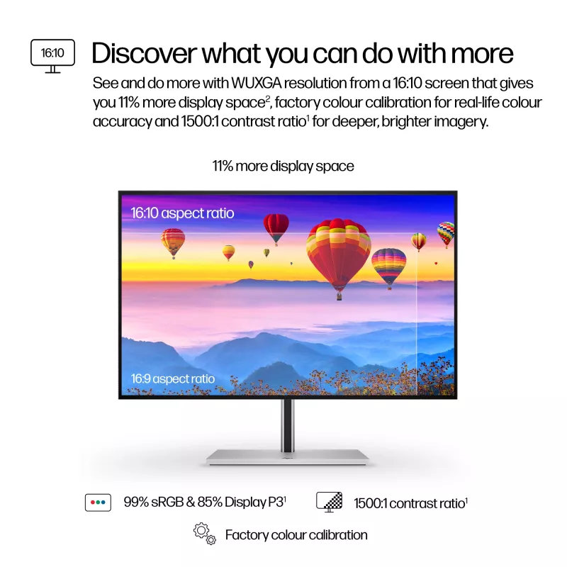 HP Series 7 Pro 24-tolline WUXGA USB-C monitor - 724pu PVC-vaba