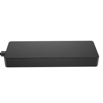 USB-C Travel Hub G3 — HP, USB 3.2 Gen 2 USB-C host, HDMI, USB-A, PD kuni 65 W, 116×41,9×14,5 mm