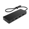 USB-C Travel Hub G3 — HP, USB 3.2 Gen 2 USB-C host, HDMI, USB-A, PD kuni 65 W, 116×41,9×14,5 mm