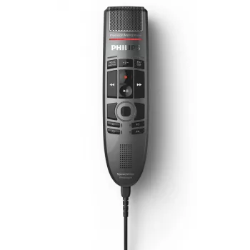 Mikrofon Philips SpeechMike Premium Touch Must Ühesuunaline USB Juhtmega -37 dB