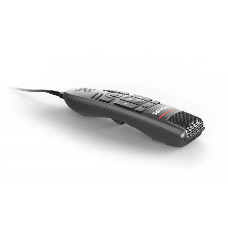 Mikrofon Philips SpeechMike Premium Touch Must Ühesuunaline USB Juhtmega -37 dB