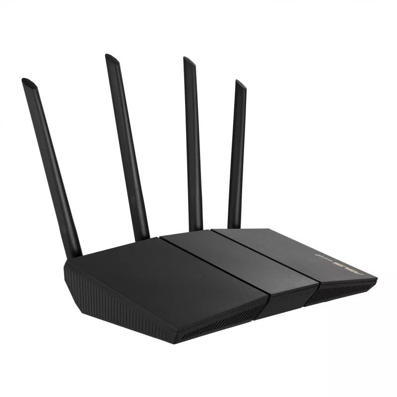 ASUS RT-AX57 juhtmevaba ruuter Gigabit Ethernet Kahesagedus (2,4 GHz / 5 GHz) Must