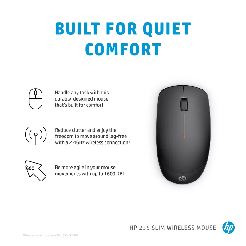 Hiir HP 235 õhuke Wireless RF Wireless